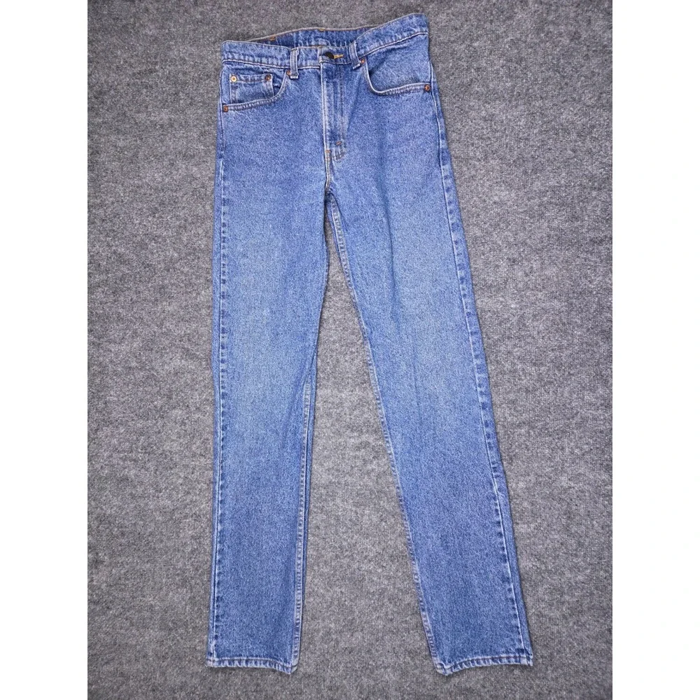 Vintage Levi's 505 Regular Fit Jeans Mens W32 L36 Blue Made in USA 90s Denim - Picture 1 of 13